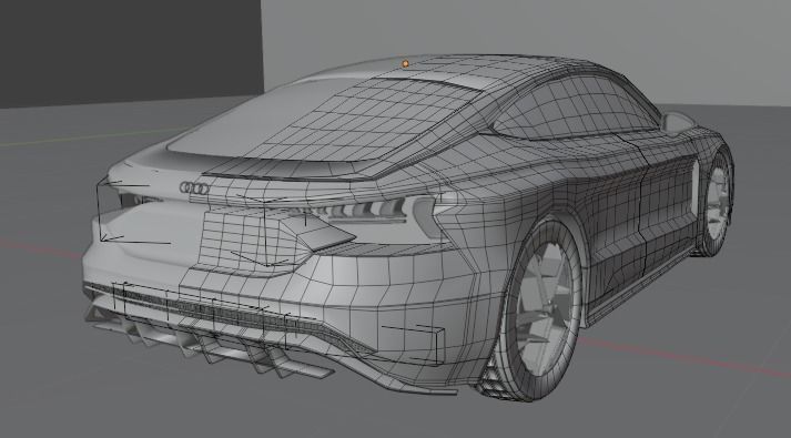 Audi e-TRON GT 3D model_9