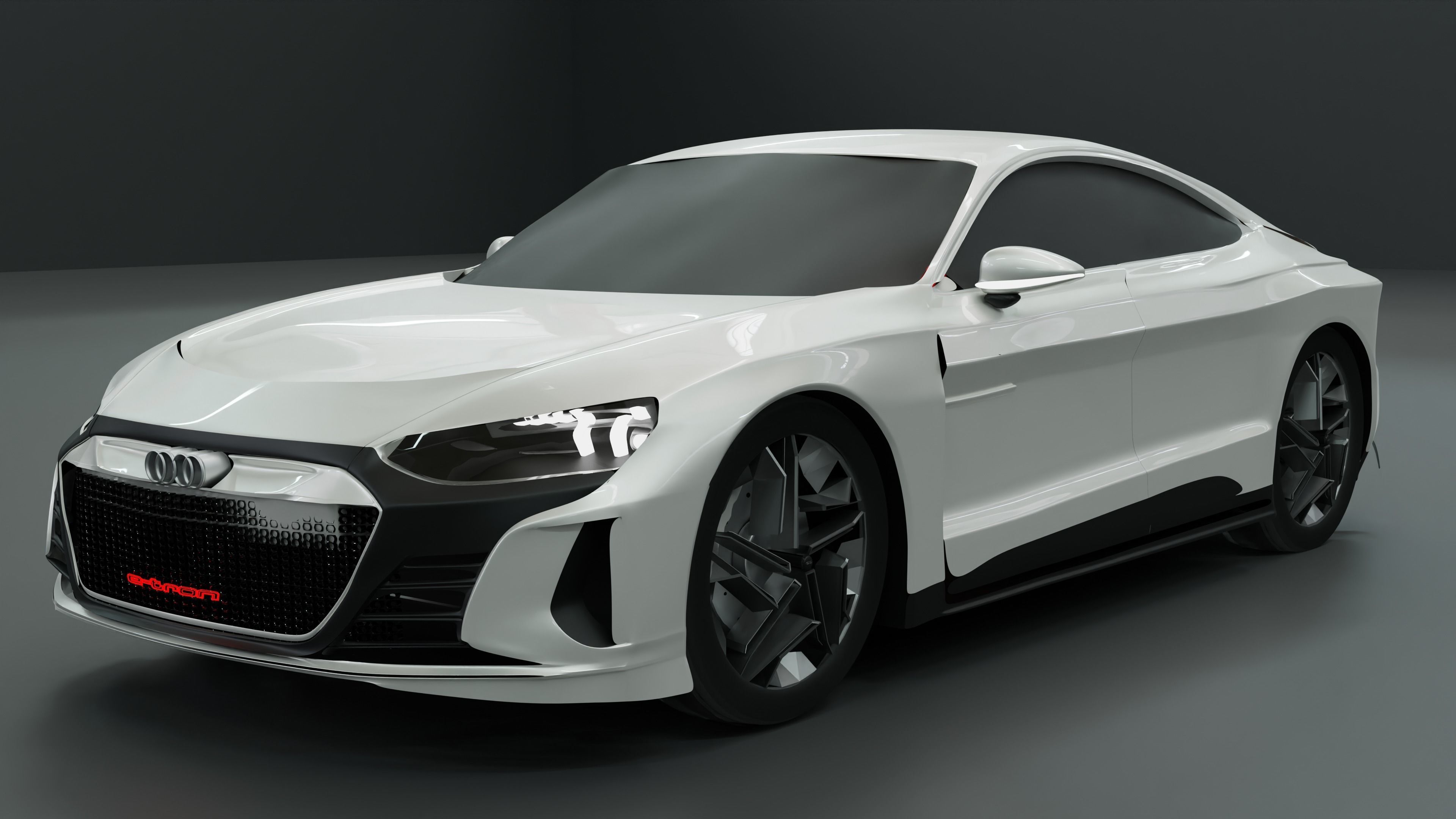 Audi e-TRON GT 3D model_3
