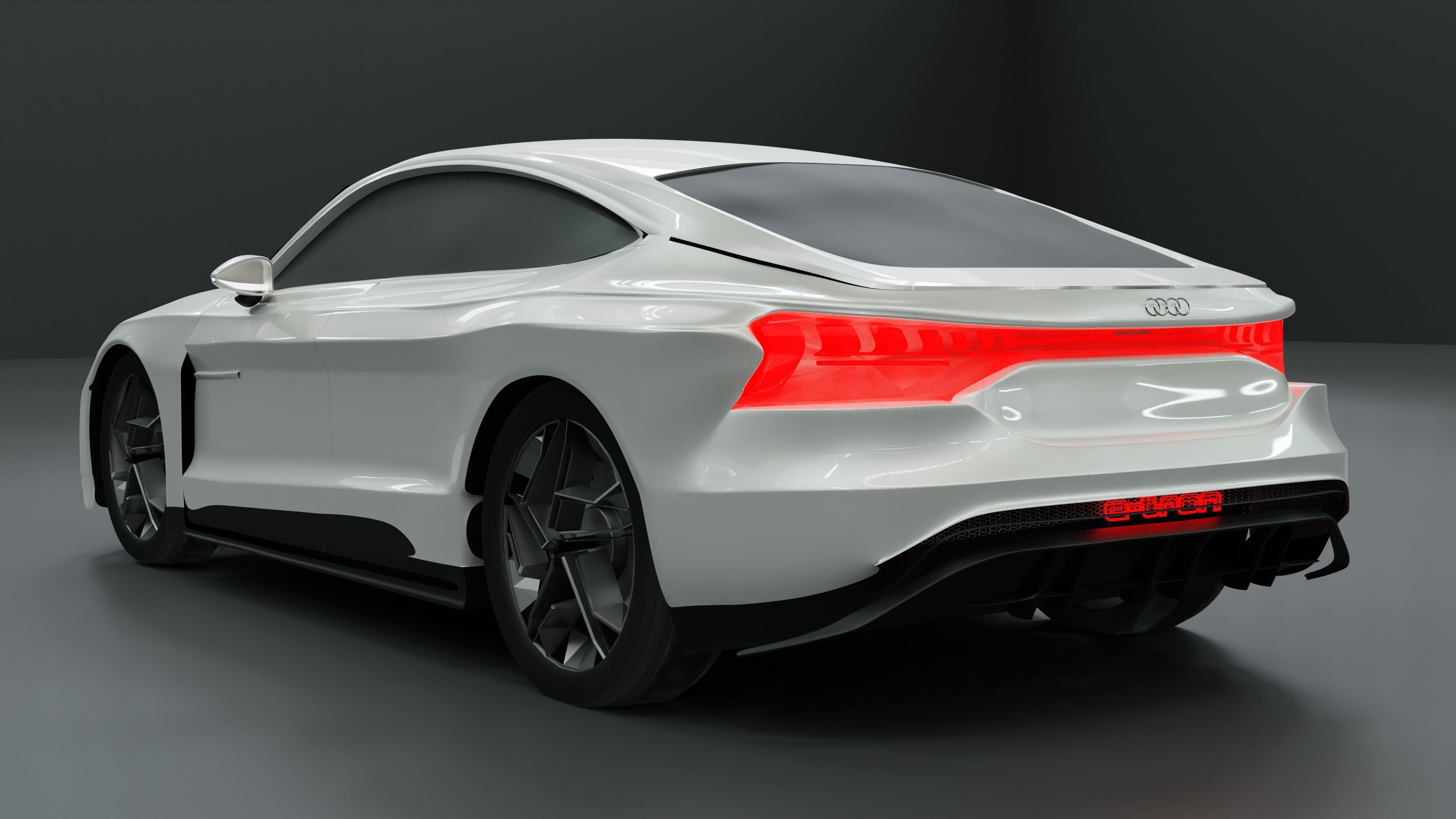 Audi e-TRON GT 3D model_4