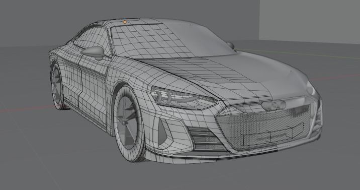Audi e-TRON GT 3D model_8