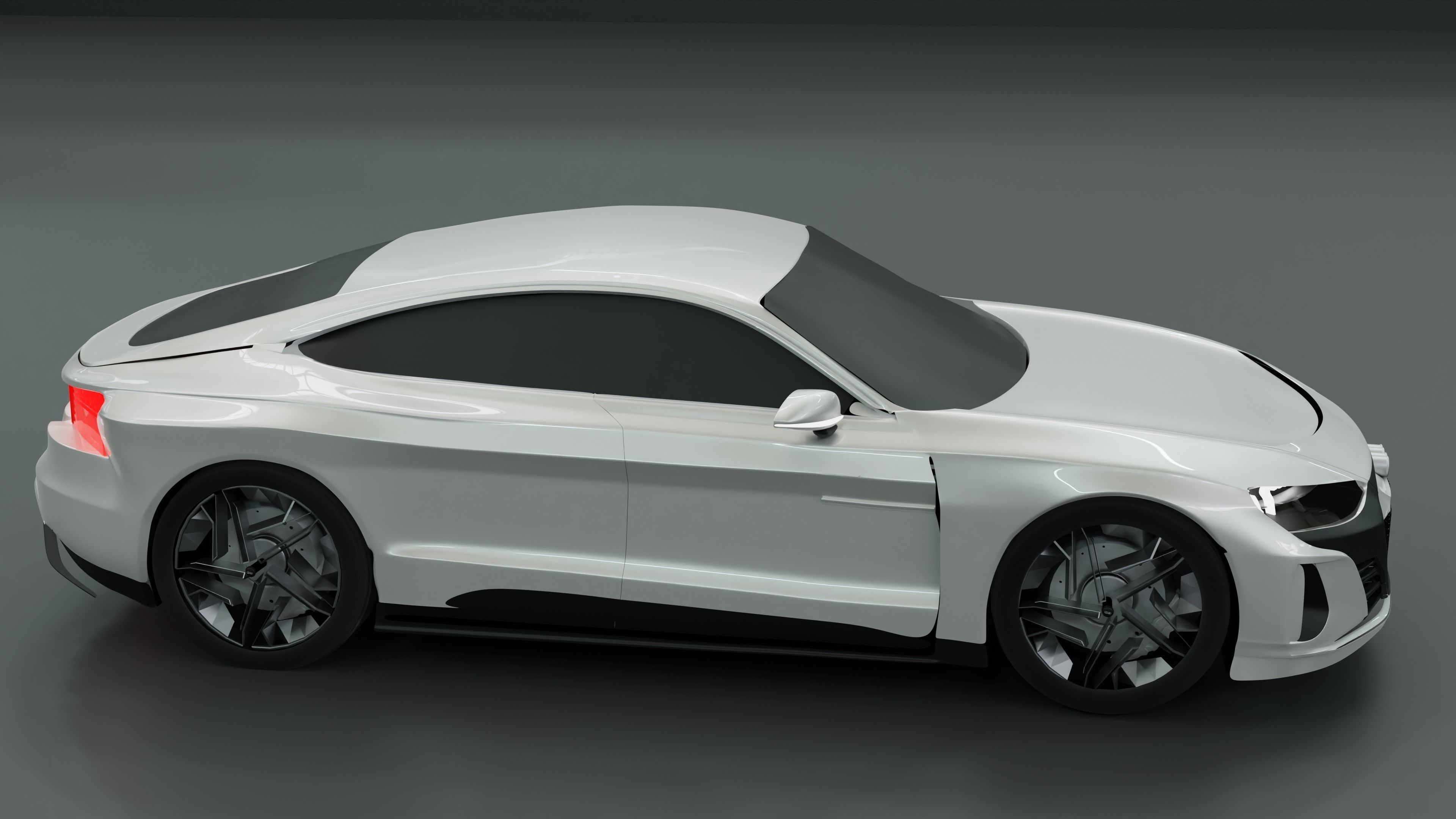 Audi e-TRON GT 3D model_6