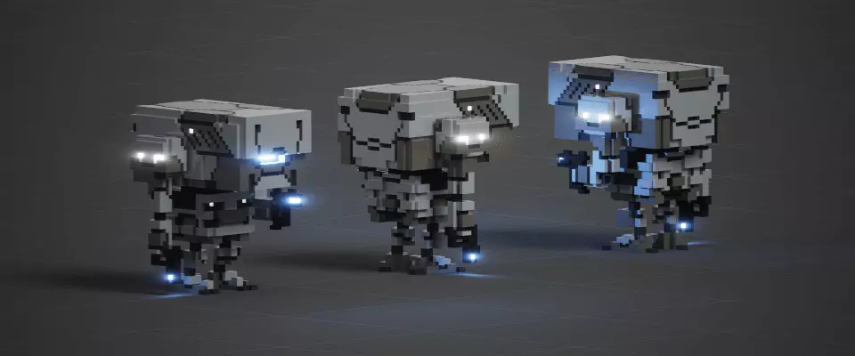 ROBORRIOR 01 3D model