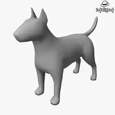 Low Poly Bull Terrier