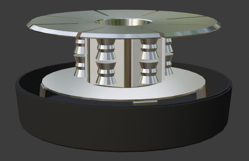 CometS-LED doctor who sonic screwdriver Low-poly 3D model_1