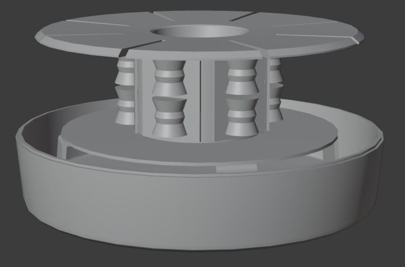 CometS-LED doctor who sonic screwdriver Low-poly 3D model_3