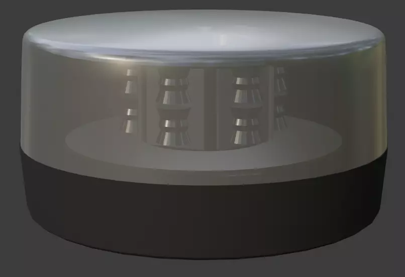 CometS-LED doctor who sonic screwdriver Low-poly 3D model_0