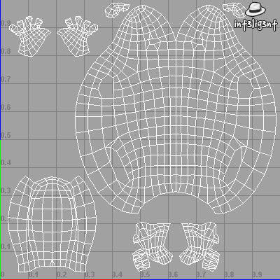 Low Poly Beaver Low-poly 3D model_6