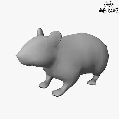Low Poly Hamster