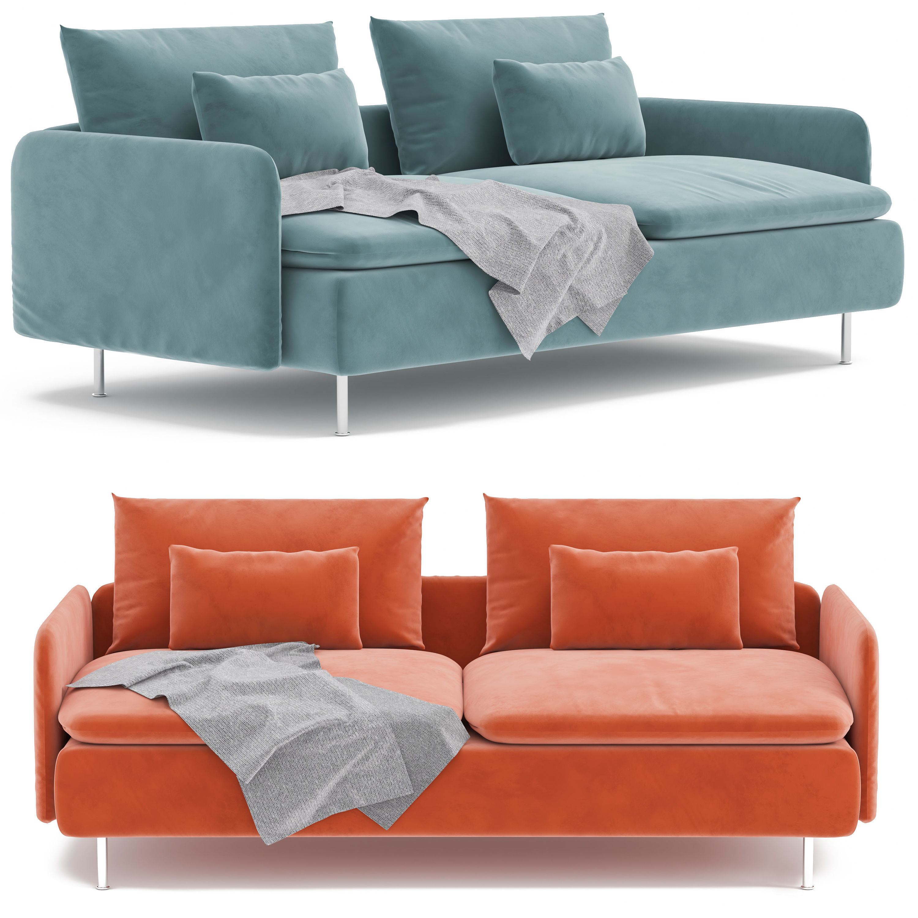Soderhamn Sofa 3D model_1