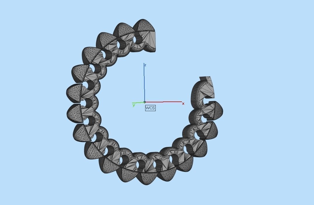 Woman Earrings 3D print model_10