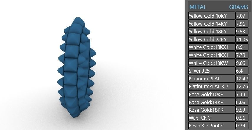 Woman Earrings 3D print model_13