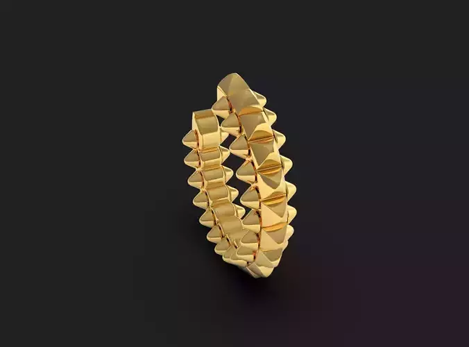 Woman Earrings 3D print model