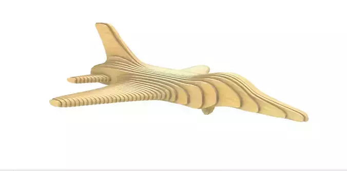 parametric aircraft  3D print model