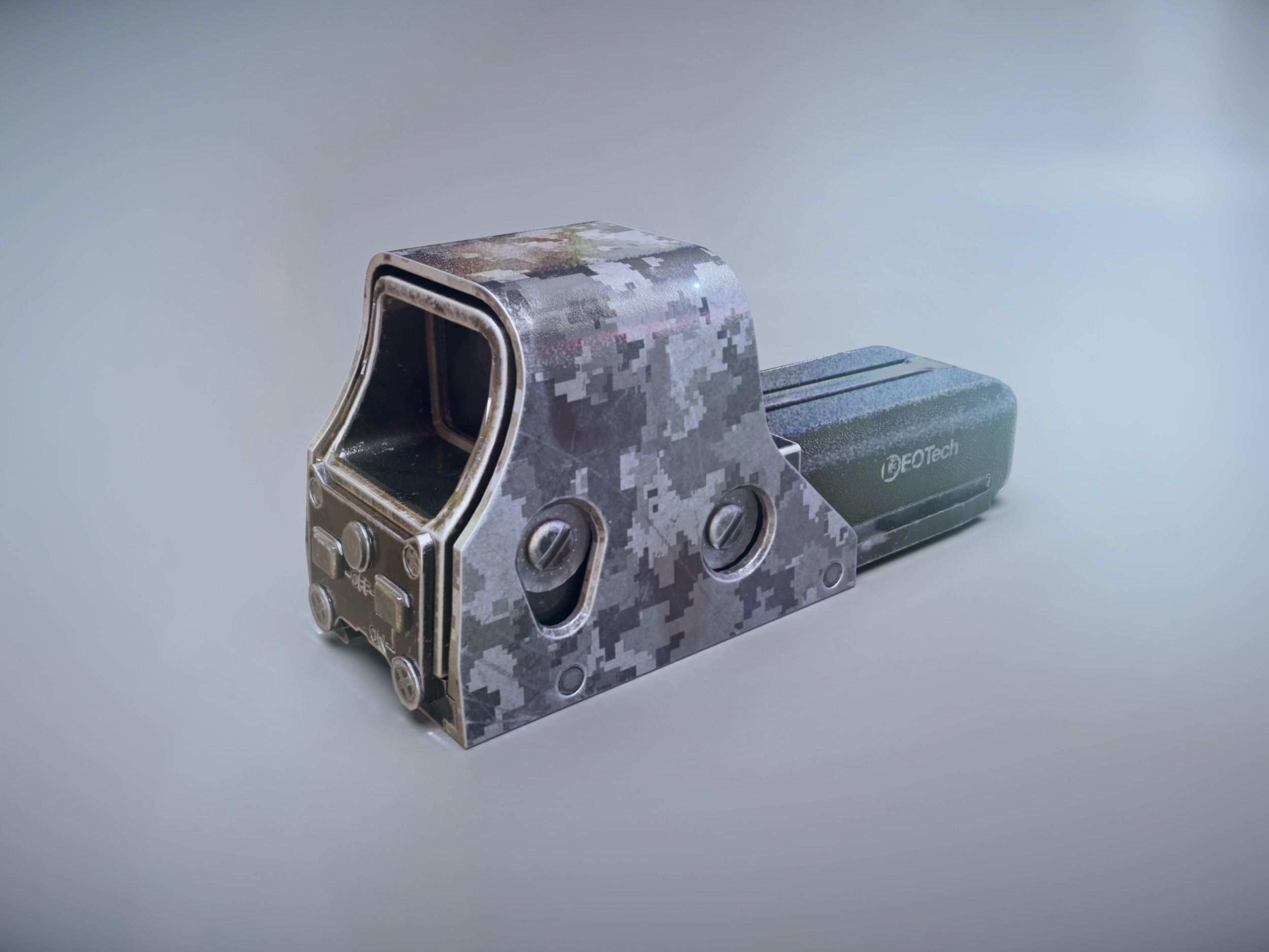 Eotech 552 Holographic sight - Low poly PBR Low-poly 3D model_2