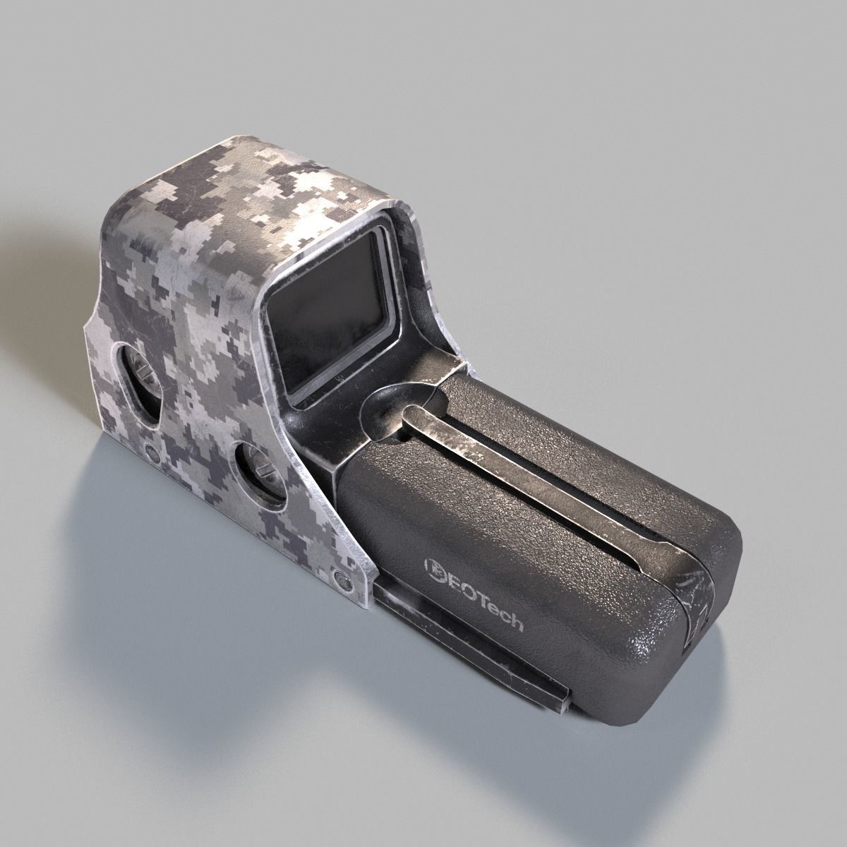 Eotech 552 Holographic sight - Low poly PBR Low-poly 3D model_5