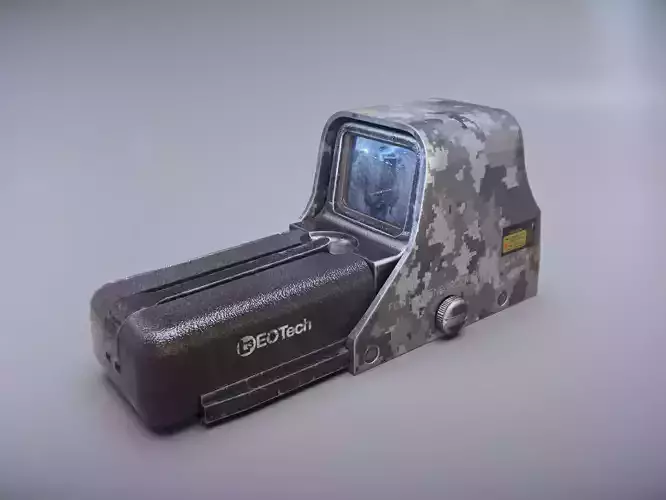 Eotech 552 Holographic sight - Low poly PBR Low-poly 3D model