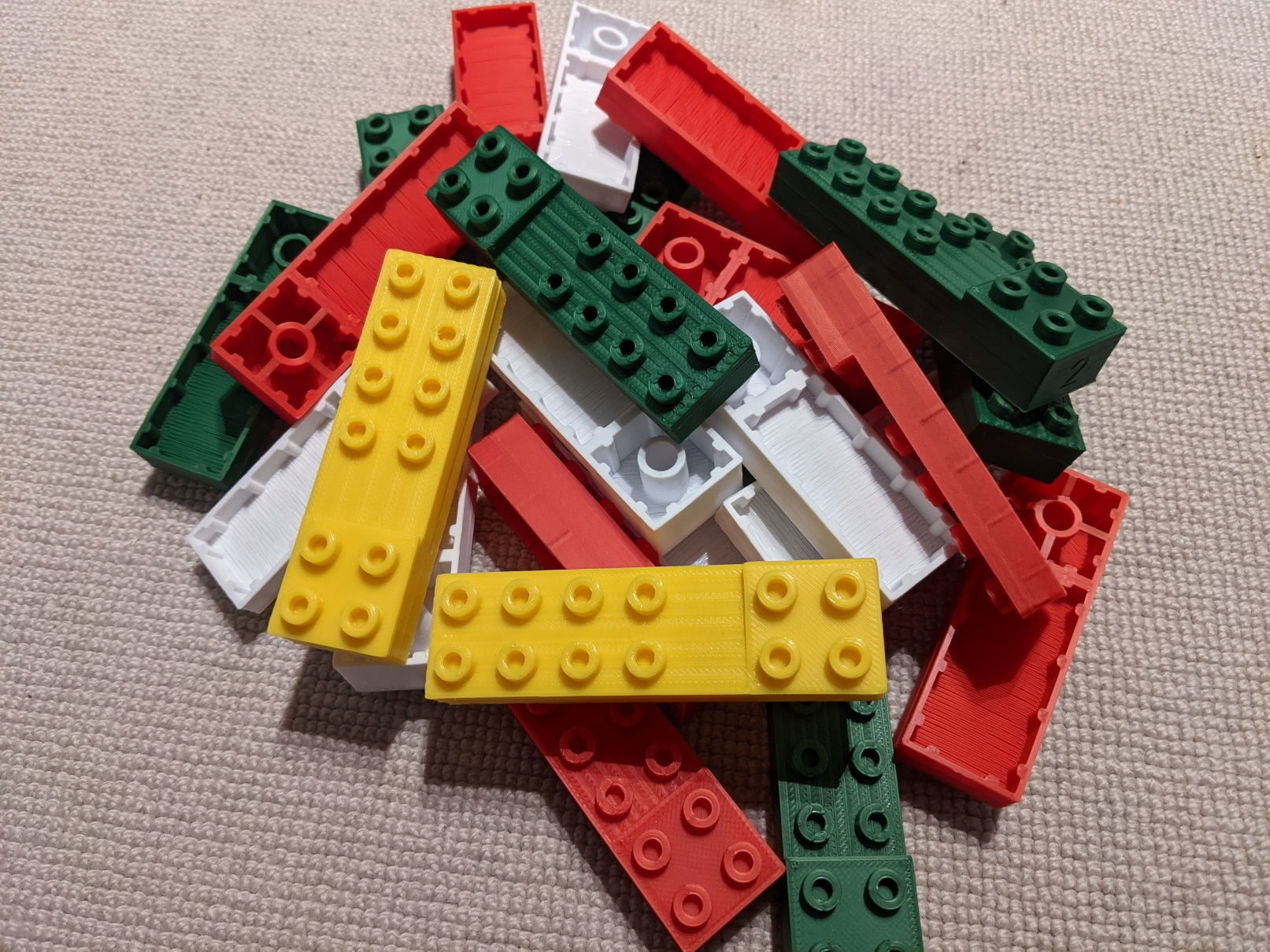 LEGO Duplo compatible spiral elevation train track 3D print model_6