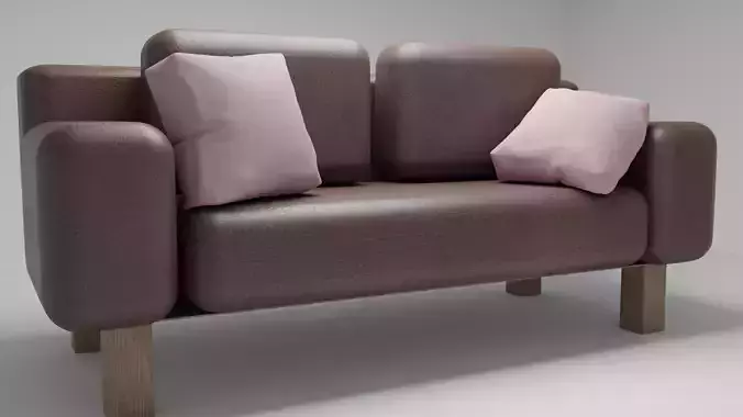 Leather Couch 
