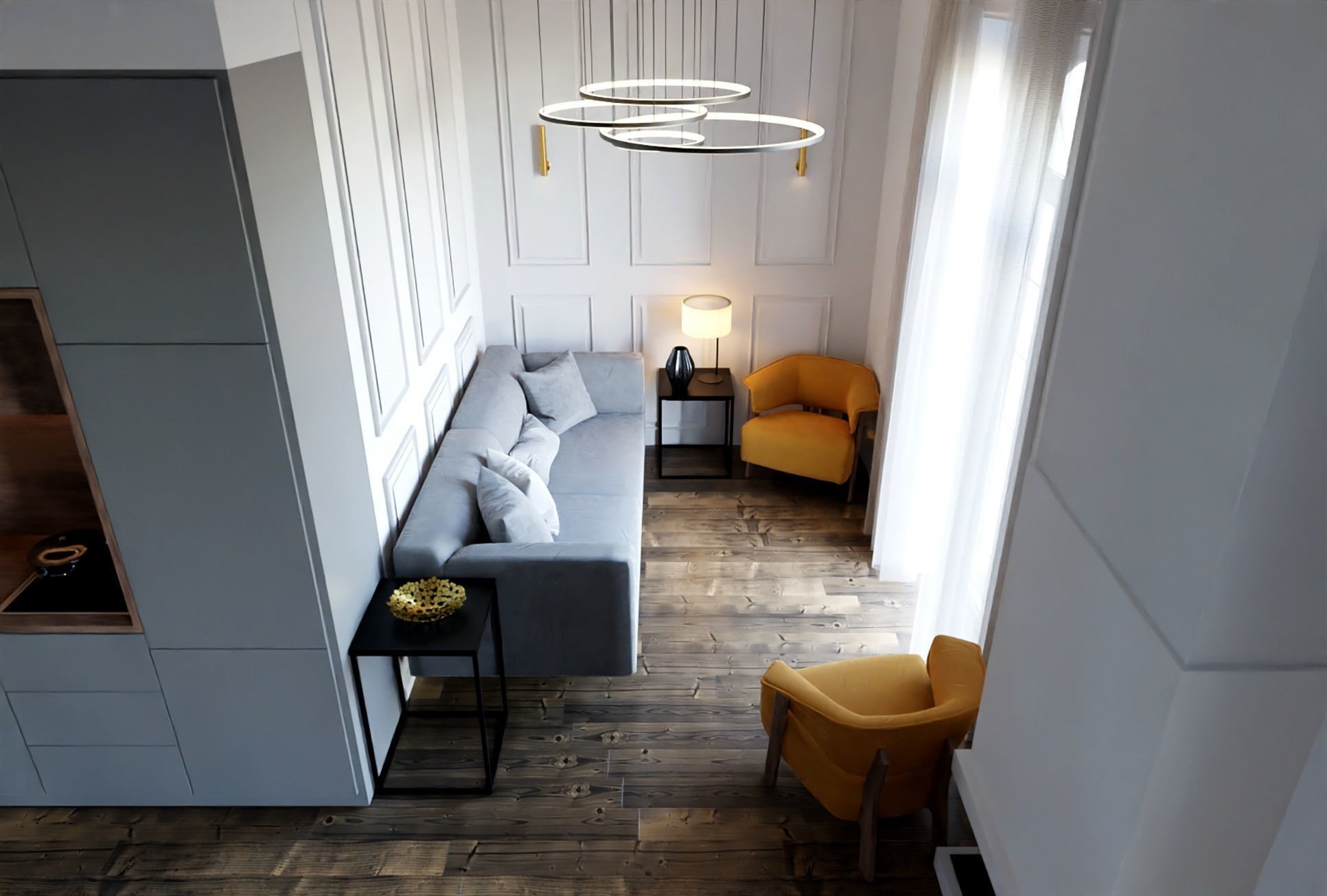 Realistic Interior Scene 3D model_4