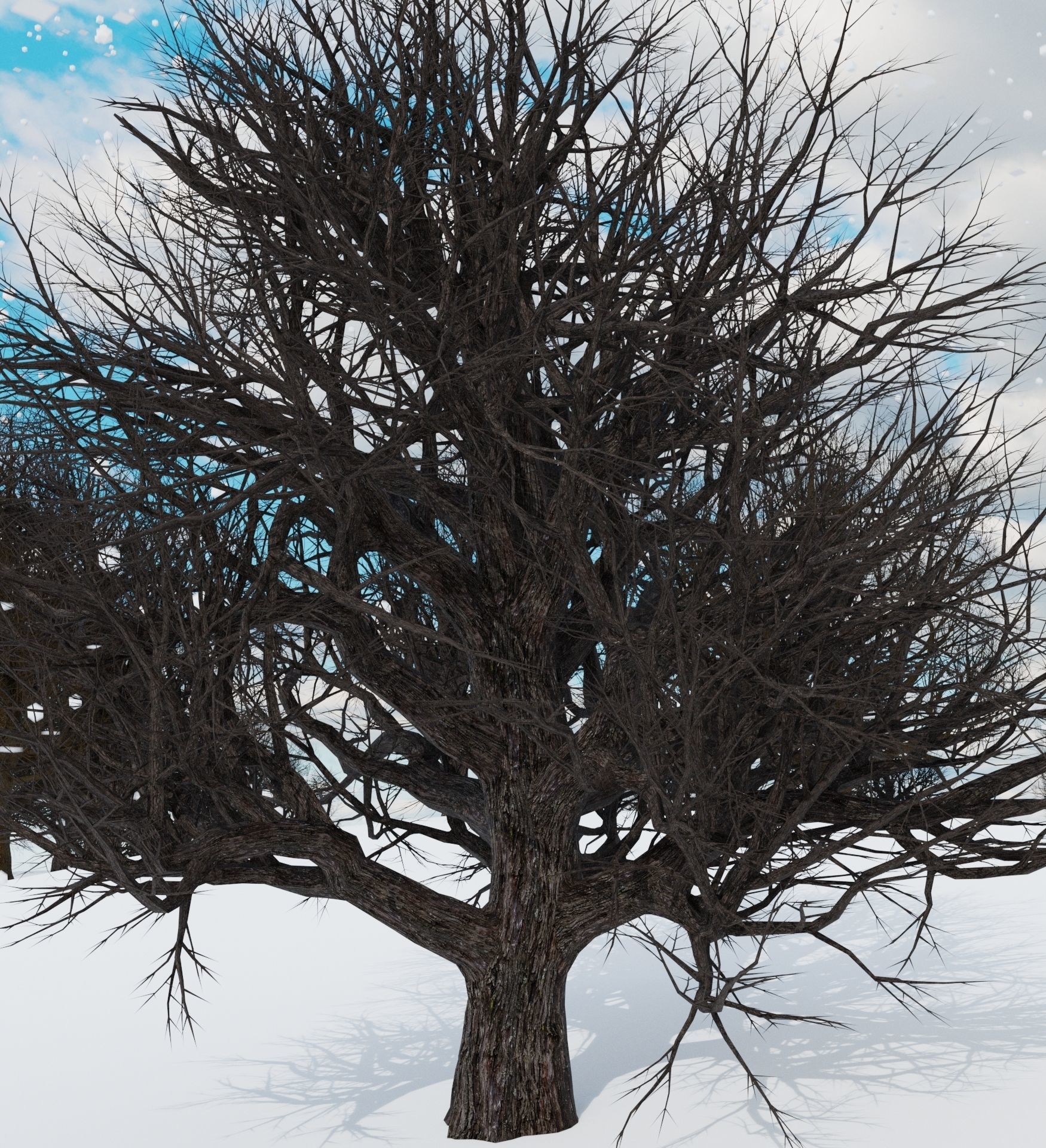 animation winter forest ver-1-0 3D model_7