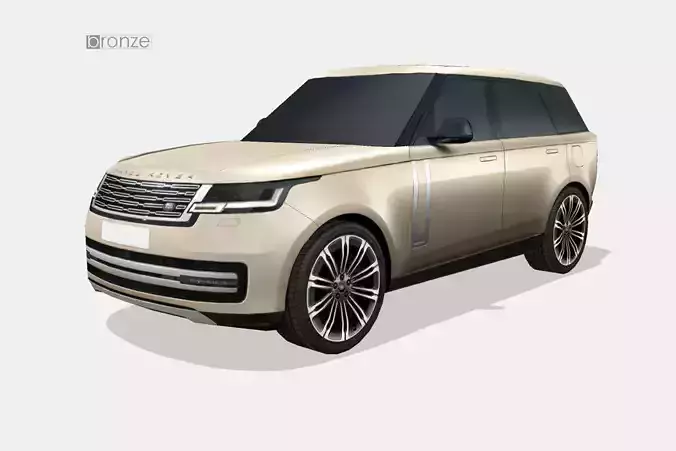 Land Rover Range Rover 2022 Low-poly 3D model