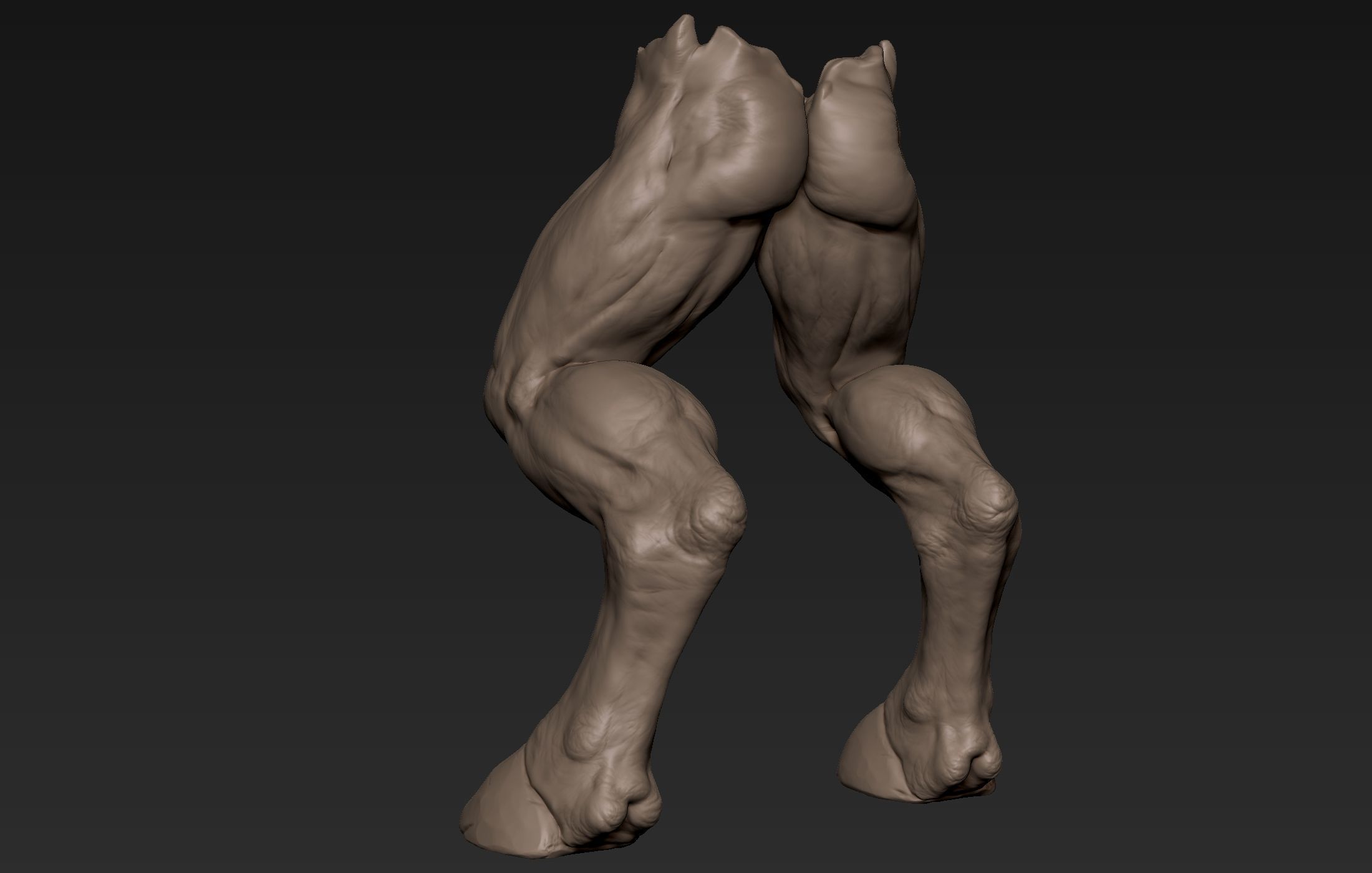Creature  Legs  3D model_4