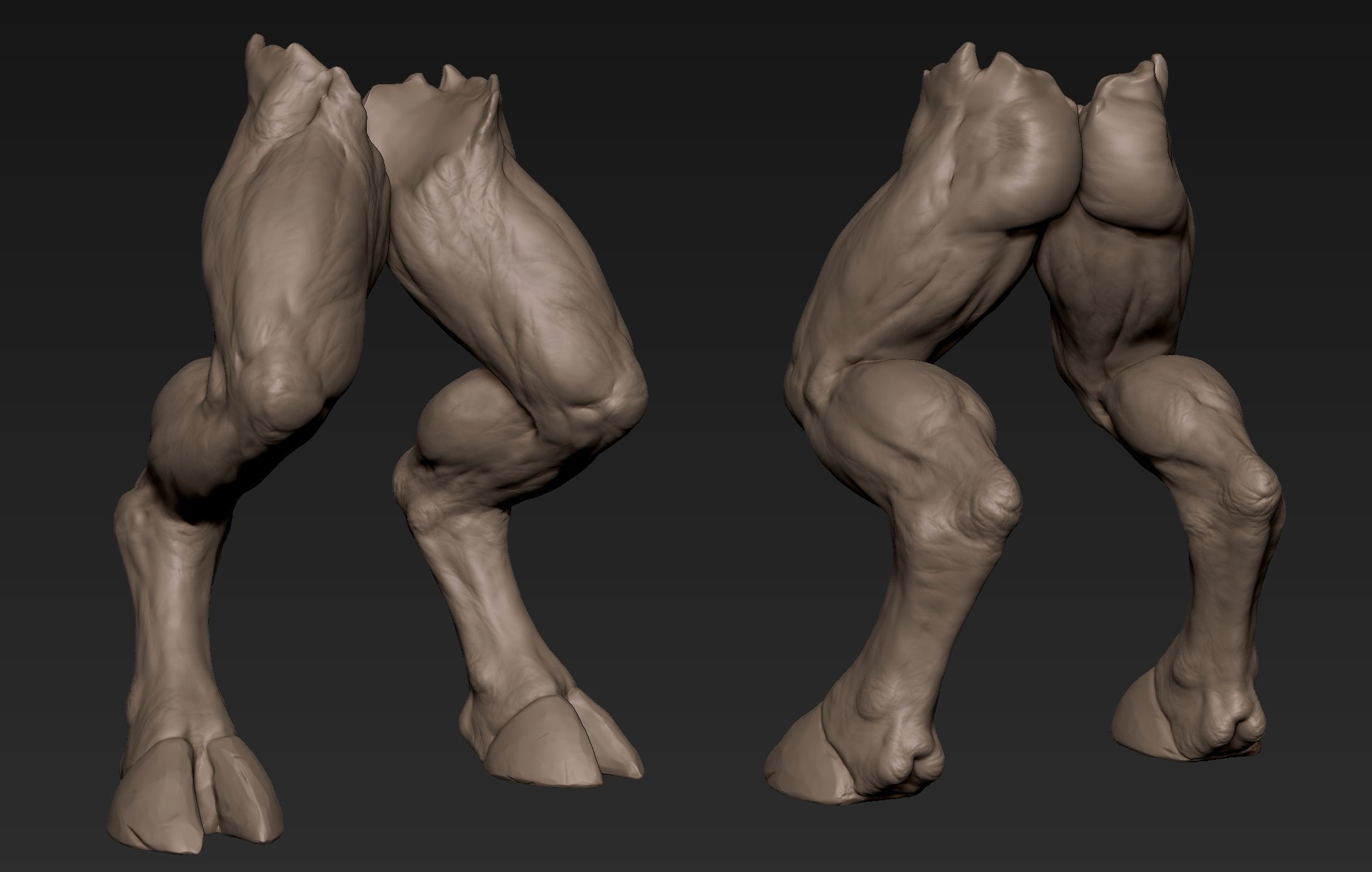 Creature  Legs  3D model_1
