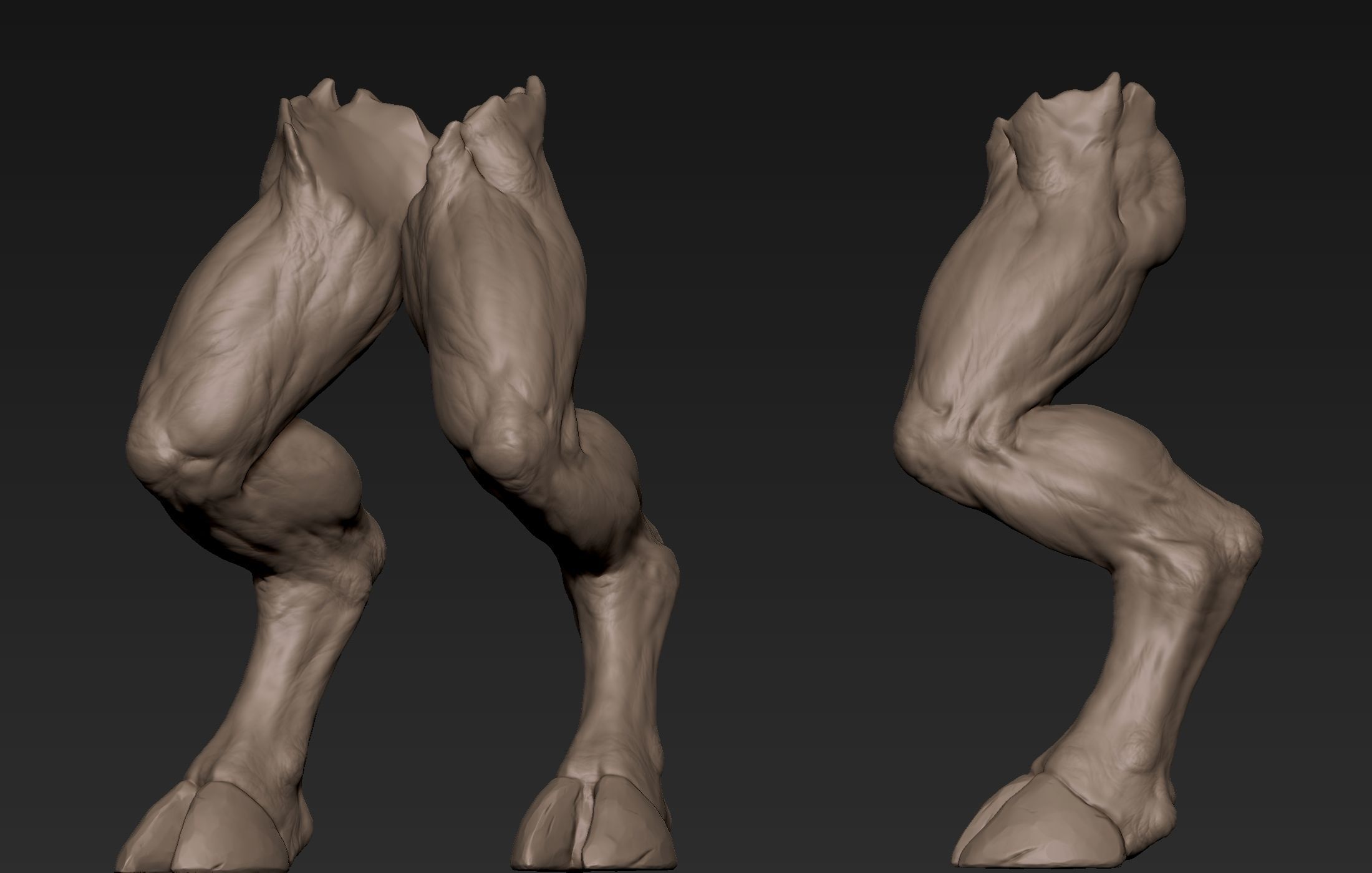 Creature  Legs  3D model_10