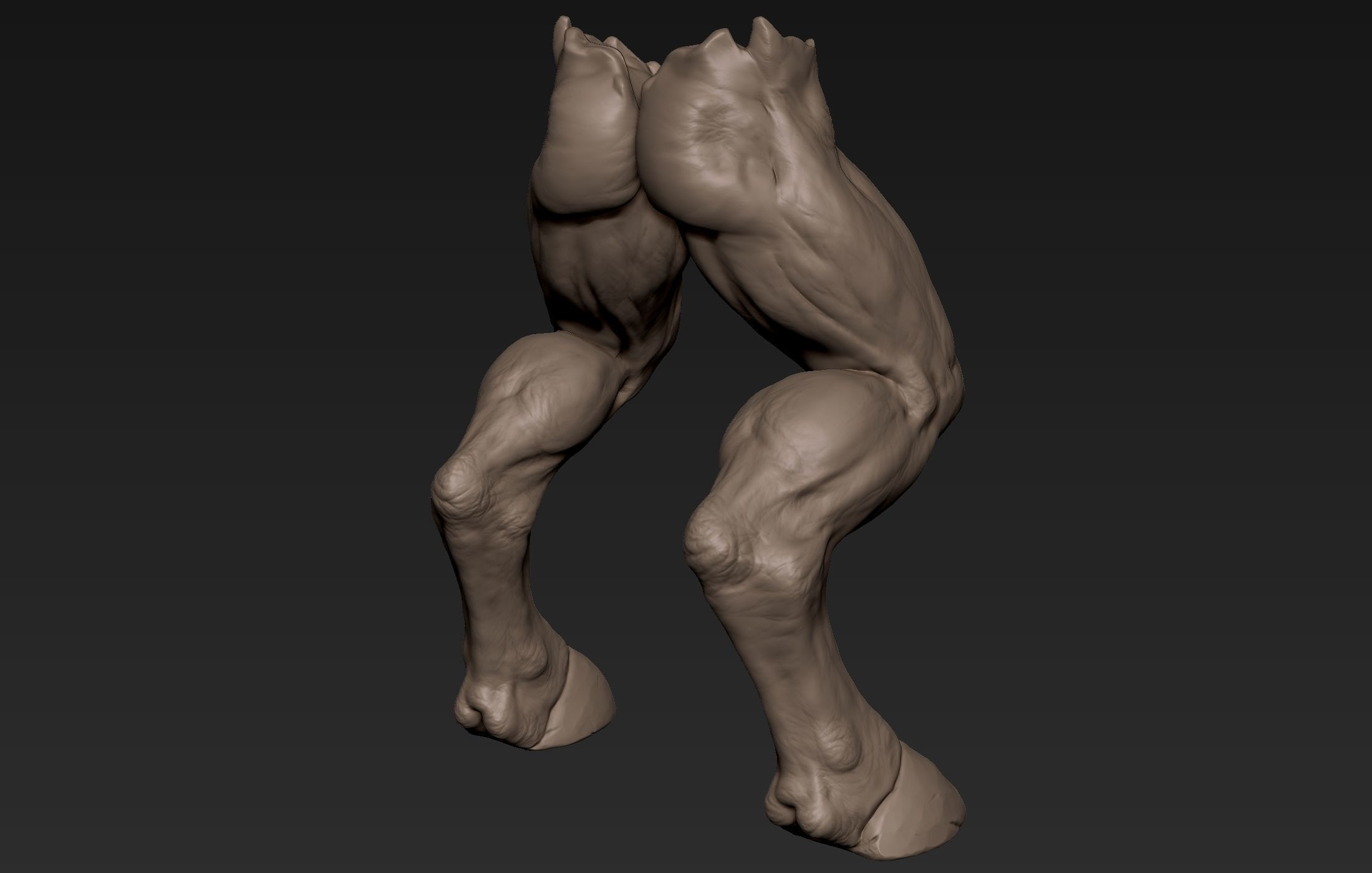 Creature  Legs  3D model_2