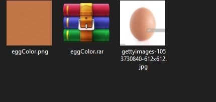 3D egg with hole in it 3D model_19