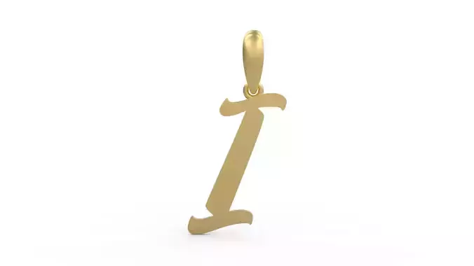 Initial Letters Pendant Sounding I