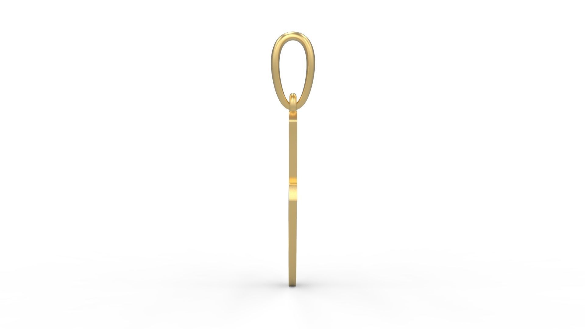 Initial Letters Pendant Sounding J 3D print model_2