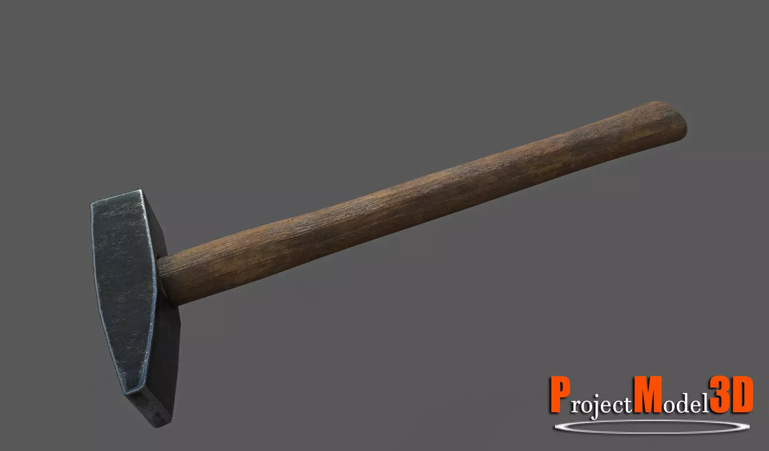 Hammer-Version001 hammer Low-poly 3D model