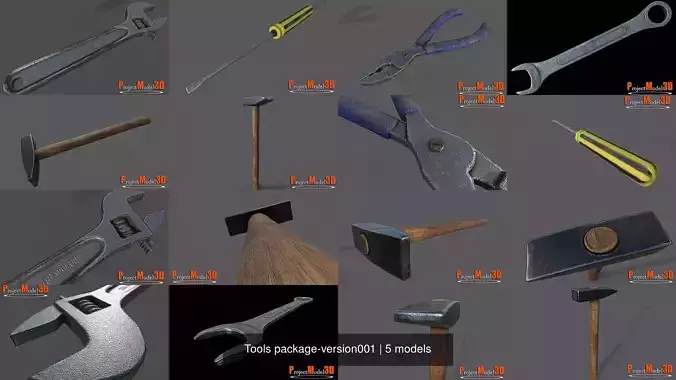 Tools package-version001 3D Model Collection