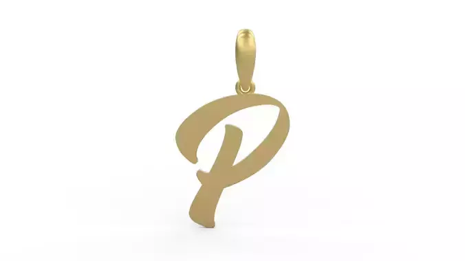 Initial Letters Pendant Sounding P