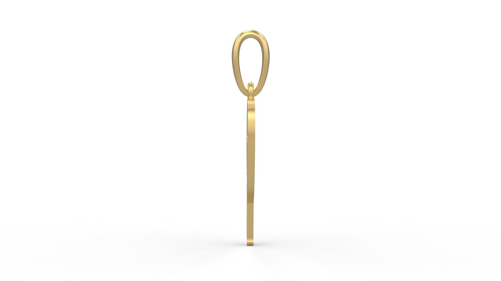 Initial Letters Pendant Sounding P 3D print model_2