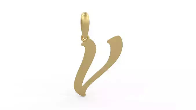Initial Letters Pendant Sounding V