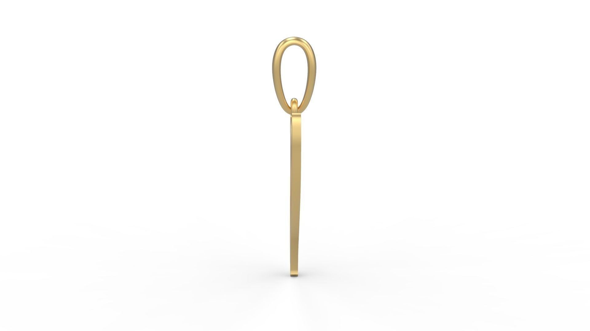 Initial Letters Pendant Sounding V 3D print model_2