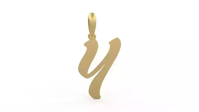 Initial Letters Pendant Sounding Y