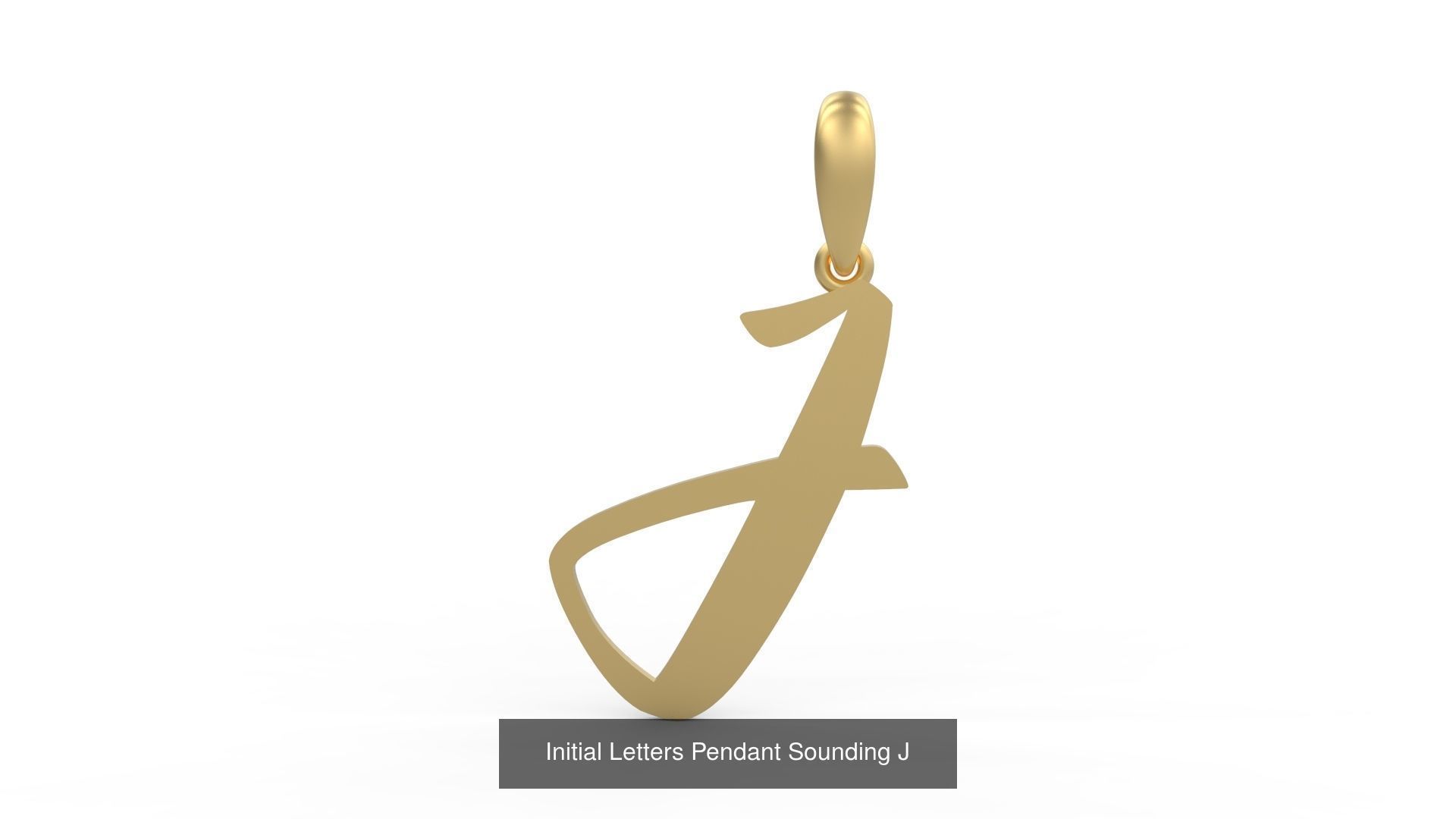 Initial Letters Pendant Alphabets Sounding 3D Model Collection_12