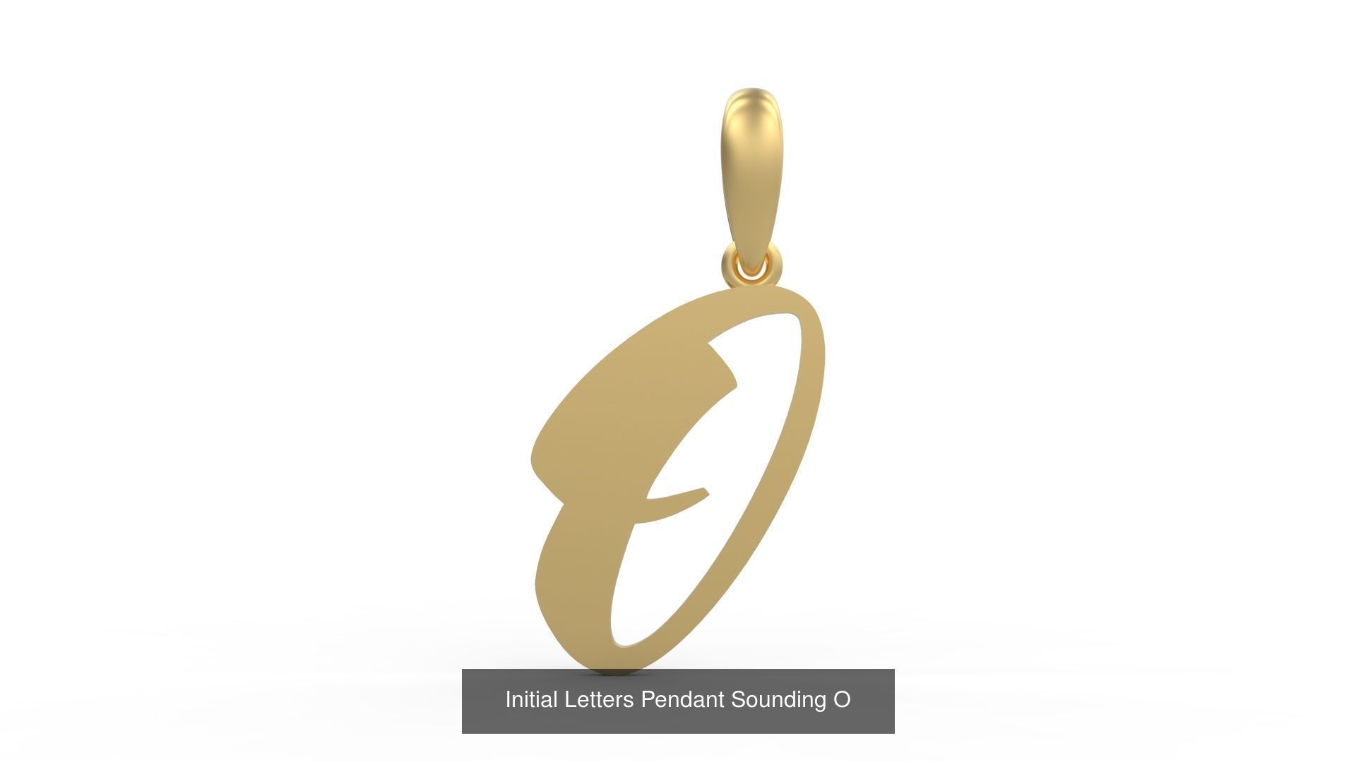 Initial Letters Pendant Alphabets Sounding 3D Model Collection_17
