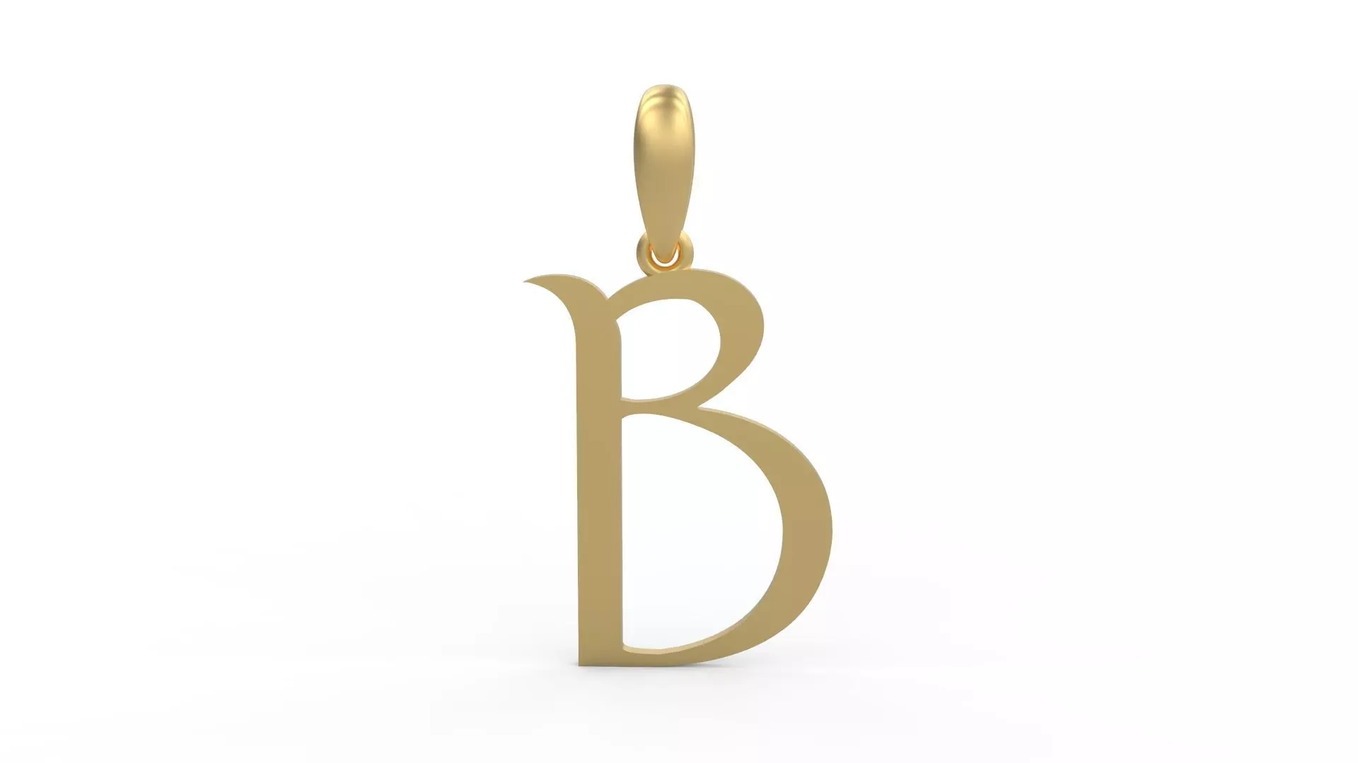 Initial Letters Pendant Stonehenge B 3D print model_0