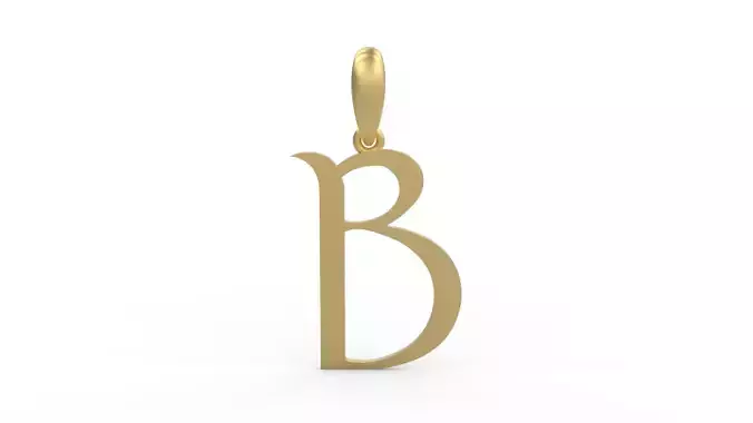 Initial Letters Pendant Stonehenge B