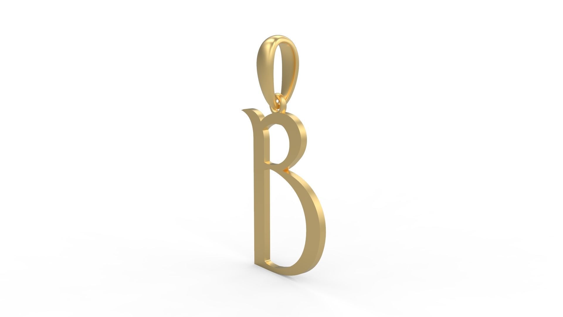 Initial Letters Pendant Stonehenge B 3D print model_1