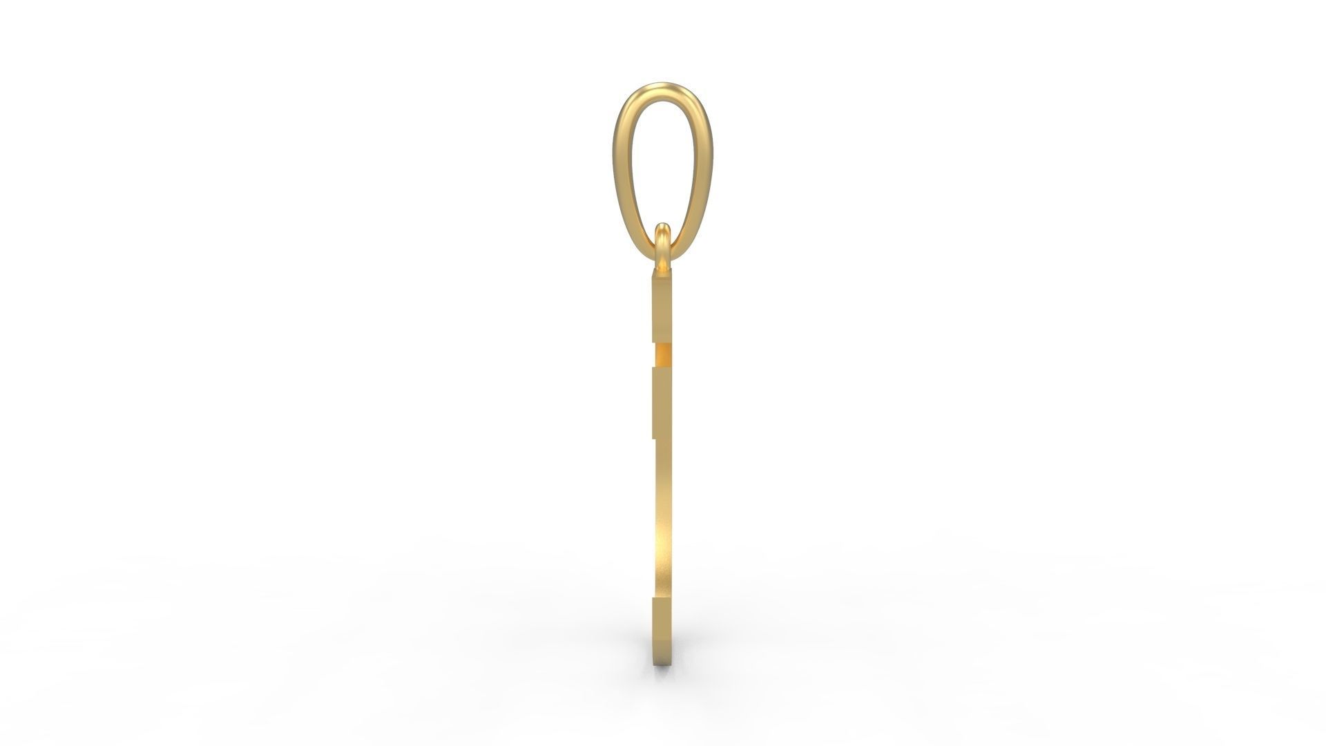 Initial Letters Pendant Stonehenge E 3D print model_2