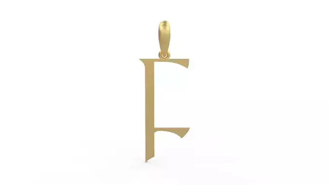 Initial Letters Pendant Stonehenge F