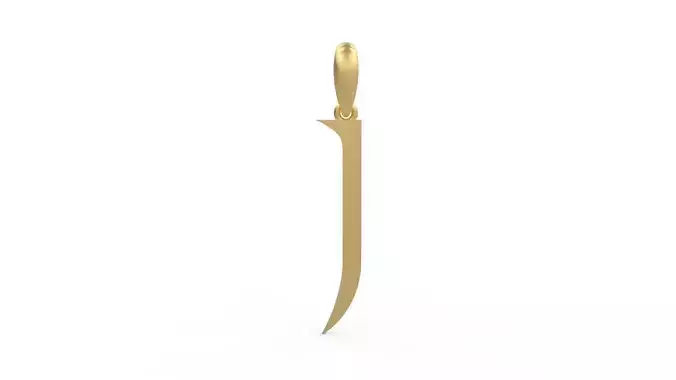 Initial Letters Pendant Stonehenge J 3D print model