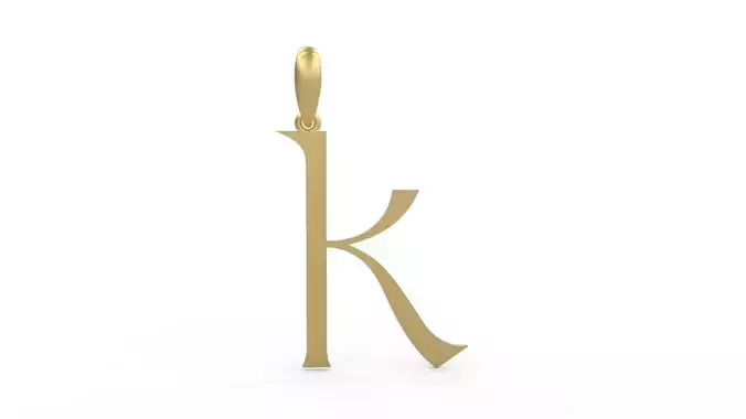 Initial Letters Pendant Stonehenge K