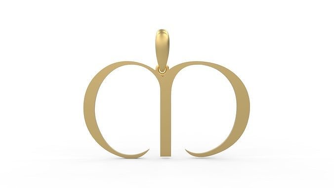Initial Letters Pendant Stonehenge M 3D print model