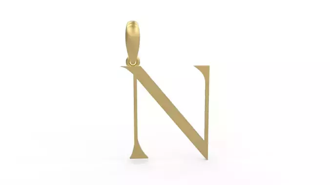 Initial Letters Pendant Stonehenge N